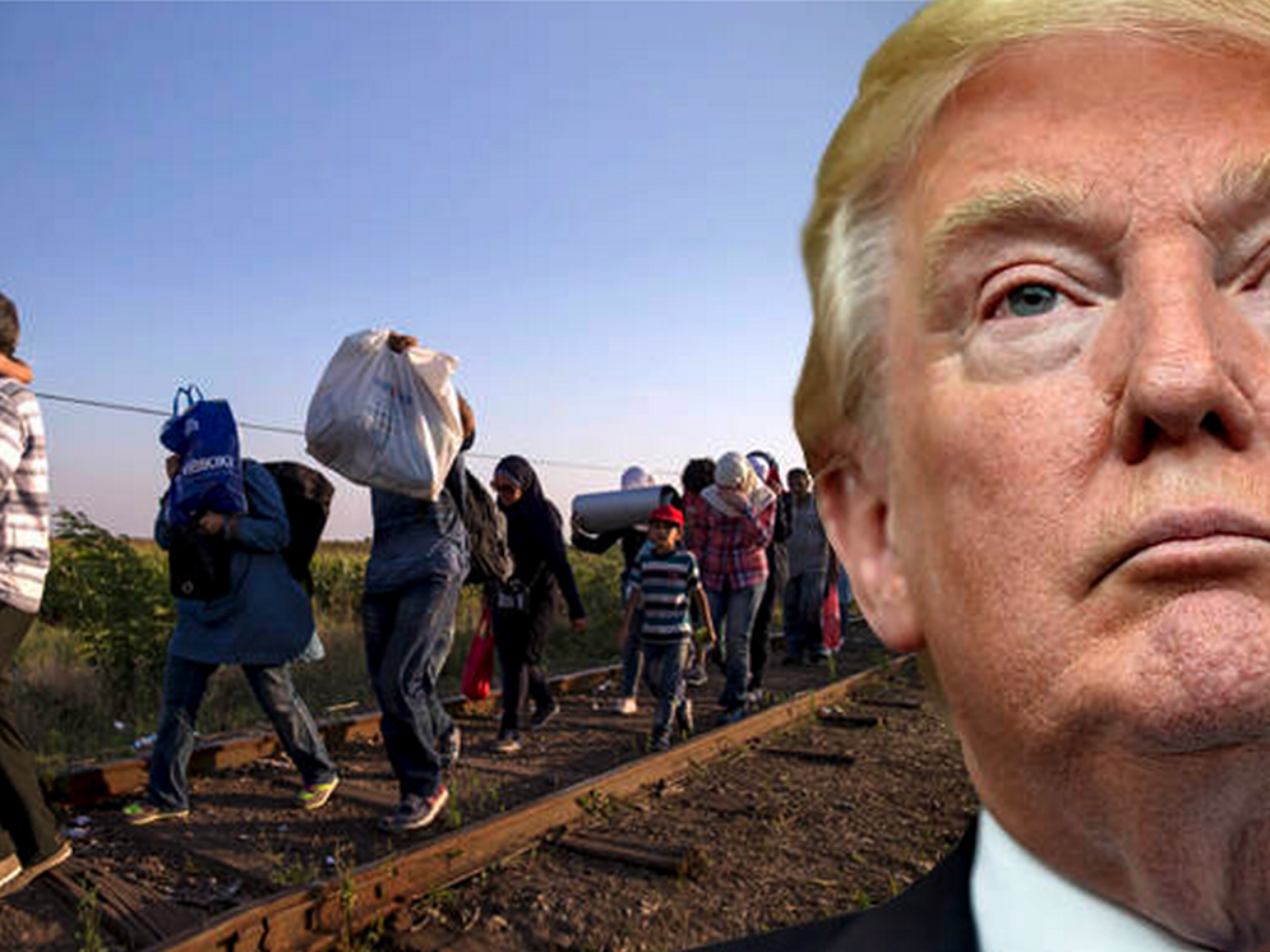 Главные новости политика видео. Мигранты Трамп. Отношение Трампа к нелегалам.