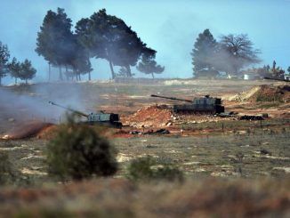 The Turkish military open fire on Russian troops in Syria