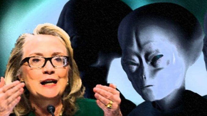 Stranded extraterrestrial says it needs help from Hillary Clinton