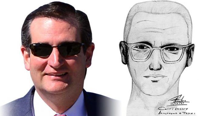 40% of the public think Ted Cruz is the Zodiac Killer