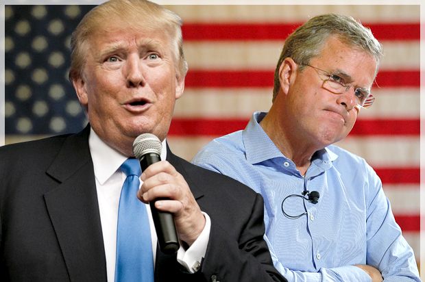Donald Trump performs controlled demolition of Bush's chance for presidency