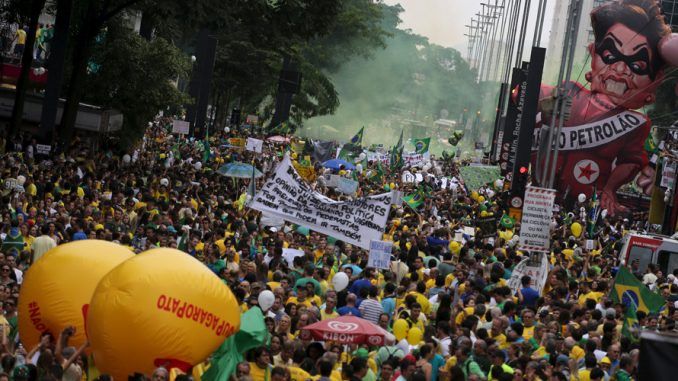 Three million Take Part In Brazil's Anti-Government Protest