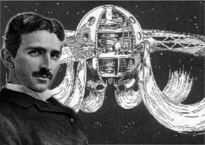 Nicola Tesla invented a UFO following contact with extraterrestrials