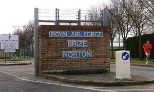 RAF Brize Norton base in Oxfordshire