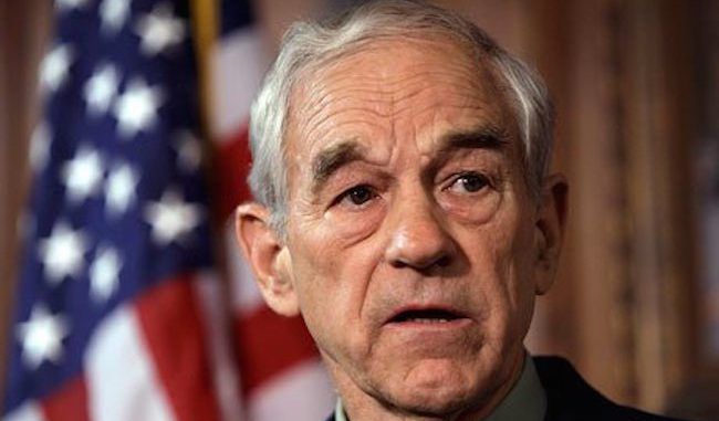 Ron Paul has said that the imminent collapse of the American empire will spur a revolution