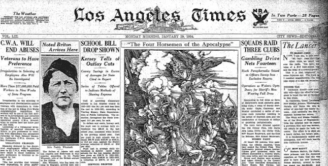 Lizard People Los Angeles Times 1933