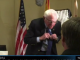 Bernie Sanders leaves news interview