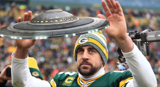 Aaron Rodgers claims to have witness a UFO in 2005