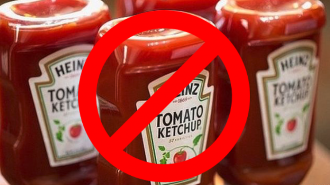 Heinz Ketchup now no longer legally considered ketchup in Israel