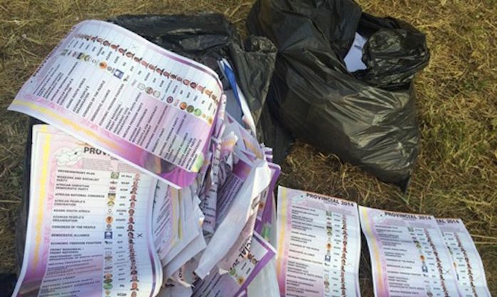 Bag stuffed with voter ballots found dumped in California