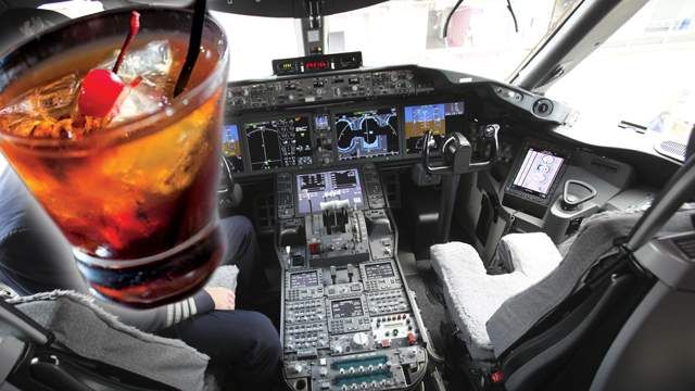 Airline co-pilot arrested for drinking