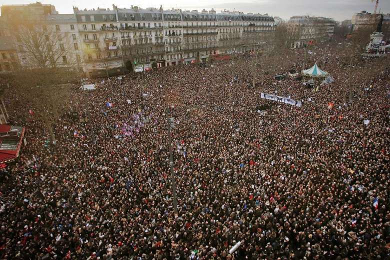 Thousands protest in Paris over the weekend over France's ongoing 'state of emergency'