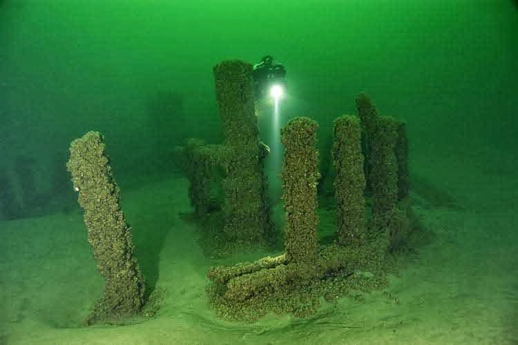 A Stonehenge structure has been discovered under Lake Michigan