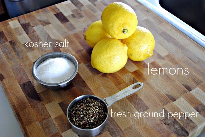 lemons salt and pepper