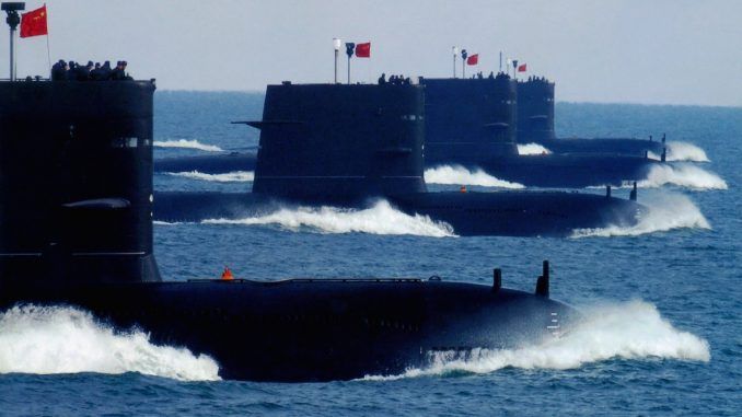 China deploys subs to west coast of America