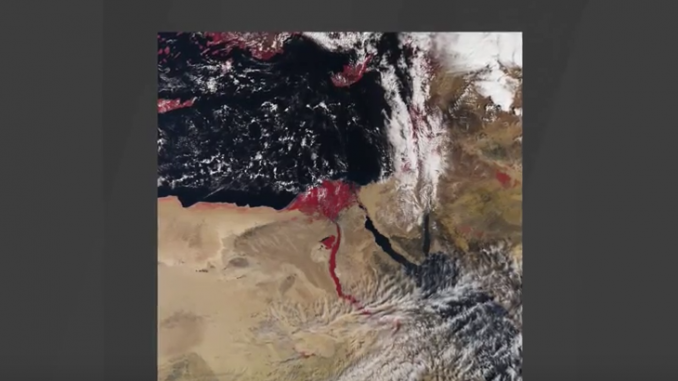 The End Of Days? Satellite Photo Shows Nile River Blood Red