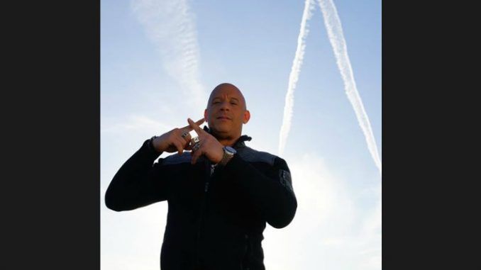 Vin Diesel exposes chemtrails conspiracy on his Facebook page
