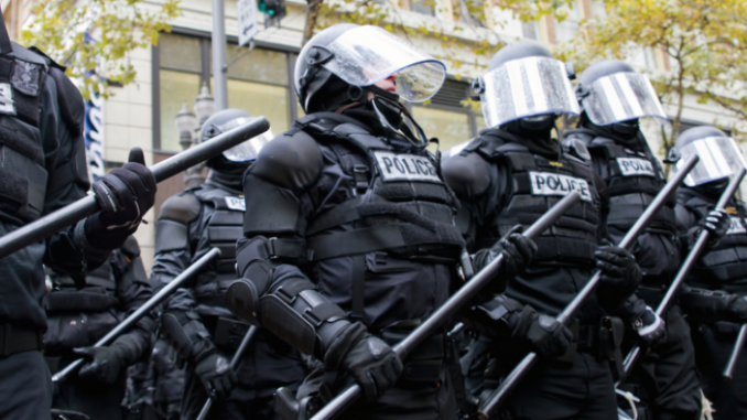 Cleveland police department spend $20 million dollars on riot gear