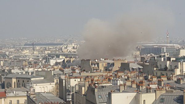 Huge Explosion In Central Paris
