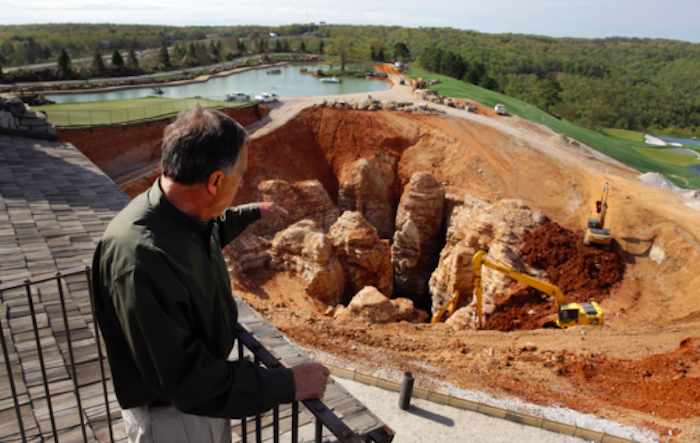 Billionaire discovers cave system underneath his golf course