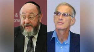 Chief rabbi and Dr Finkelstein