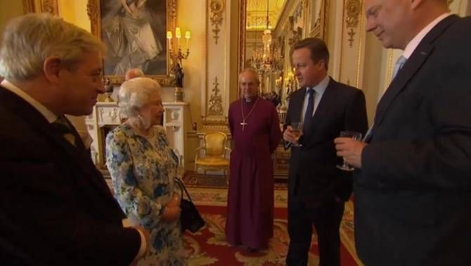 Cameron and the queen