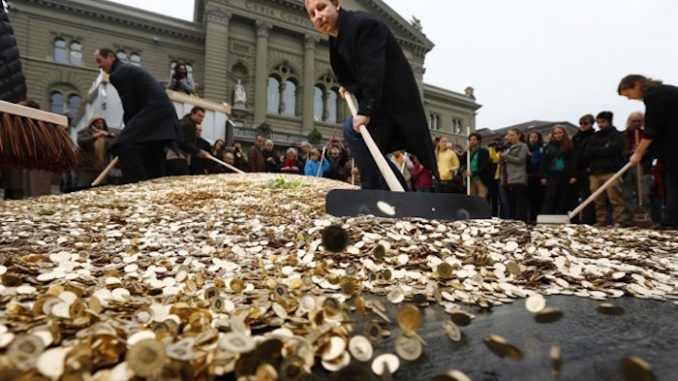 Switzerland guarantee citizens a $2,600 monthly income