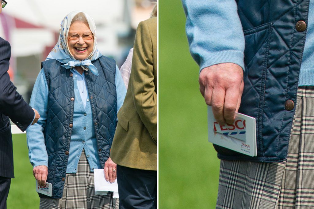 The Queen Delighted To Win a £50 Tesco Voucher