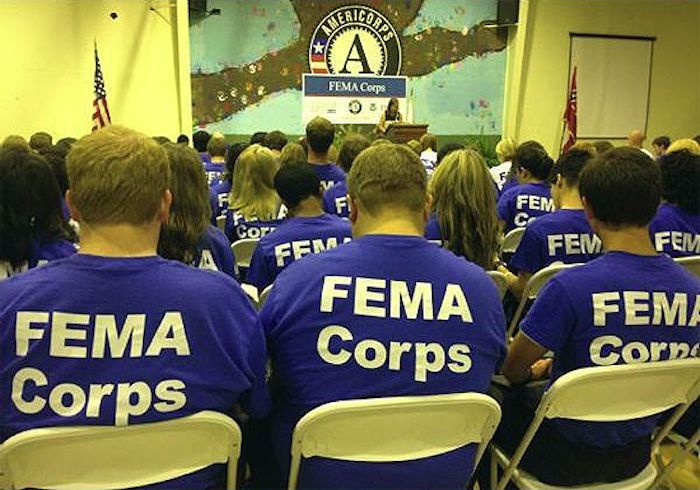 FEMA activate civilian corps, indicating that something big is about to occur