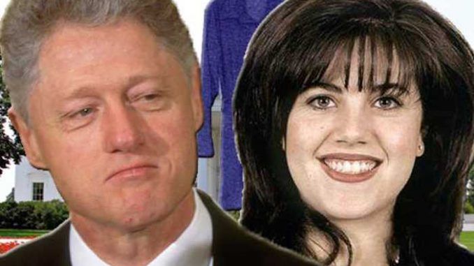 Monica Lewinsky had to wait in line before having sex with Bill Clinton