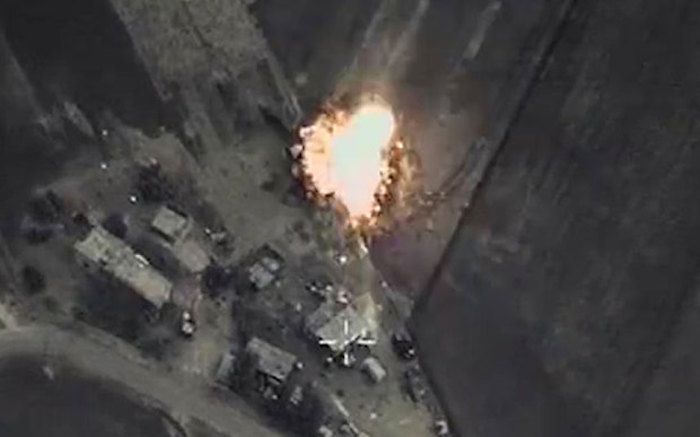 Russia destroy ISIS in northern Syria