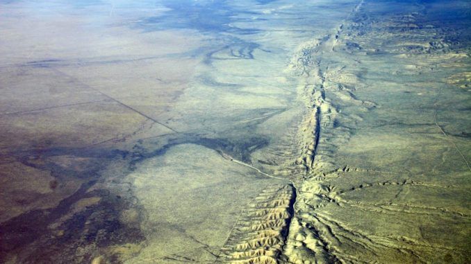 Huge unprecedented movement has been recorded along the San Andreas fault line