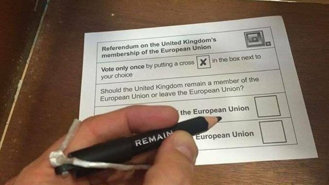 Brexit supporters suspect voter fraud in strange pencil-only polling stations in EU referendum