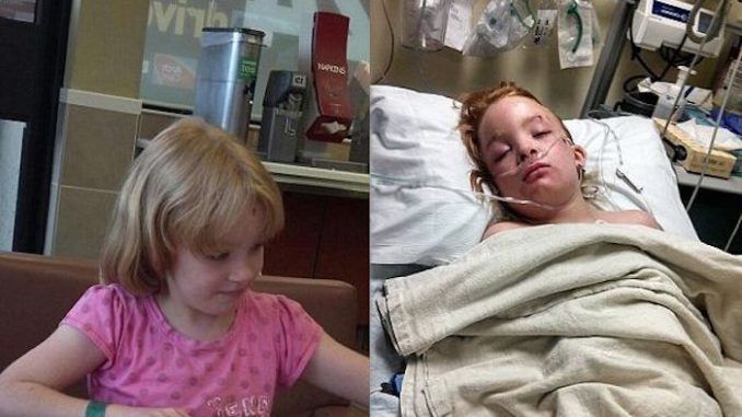 Young girl left paralysed after routined flu shot