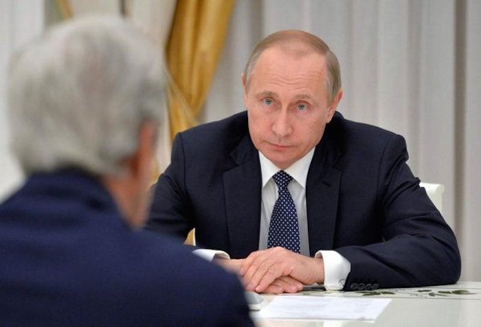 Emergency meeting between Putin and John Kerry of the State Department held