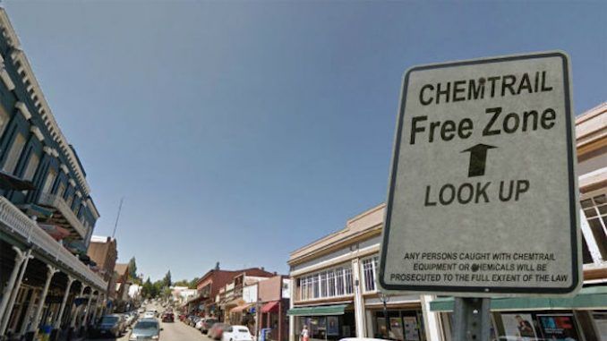 Nevada creates 'chemtrail free zone'
