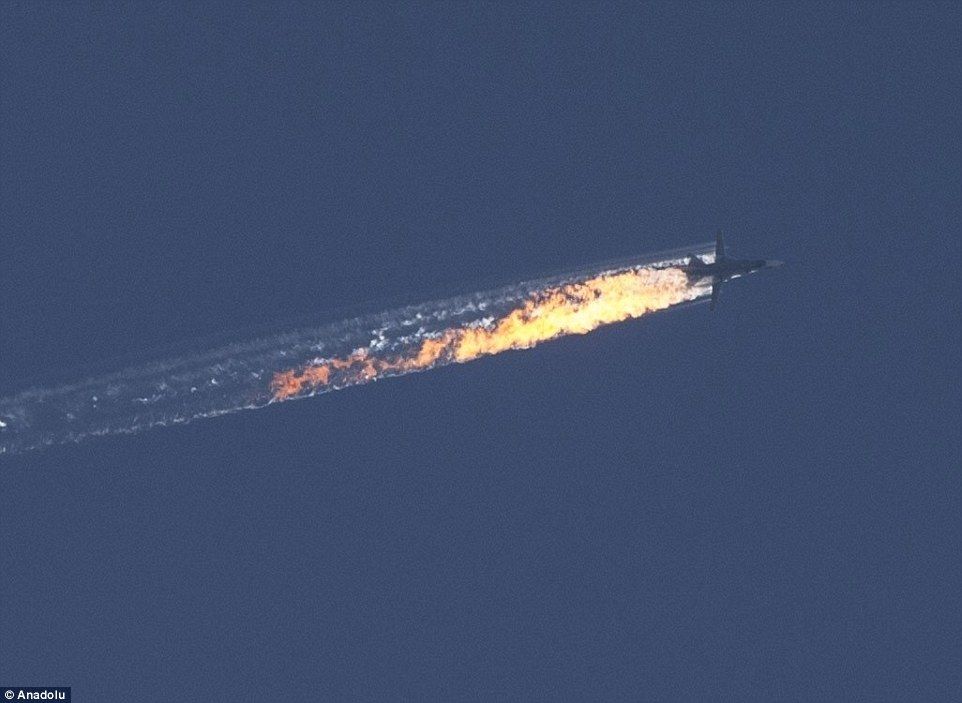U.S. and Saudi Arabia helped Turkey shoot down Russian Su-24 warplane in Syria