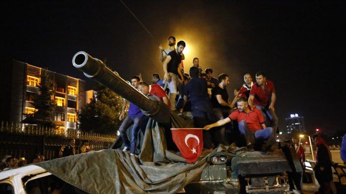 Turkey blames US for coup as war looms