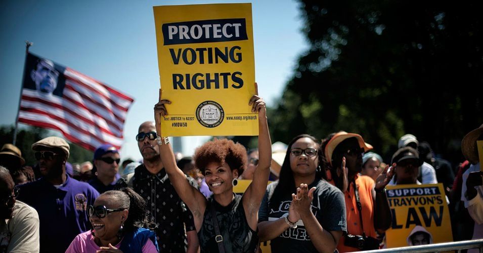 Congress and activists vow to fight voter suppression