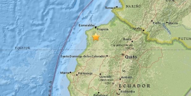 Two Powerful Earthquakes Strike Coast Of Ecuador