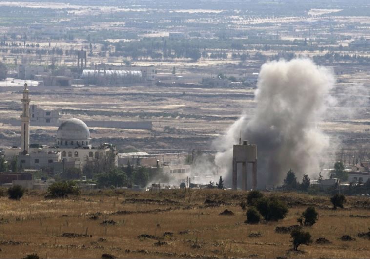 Israeli Air Airstrikes Target Syria After Stray Mortar Hits Golan Heights