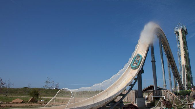 water slide