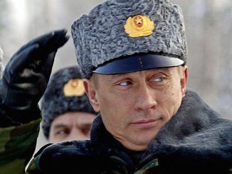 President Putin holds drill in which Russian soldiers tell NATO to 'lay down their arms'