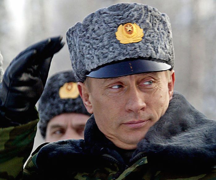 President Putin holds drill in which Russian soldiers tell NATO to 'lay down their arms'
