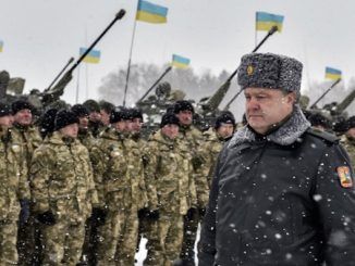 Ukraine president warns of war with Russia