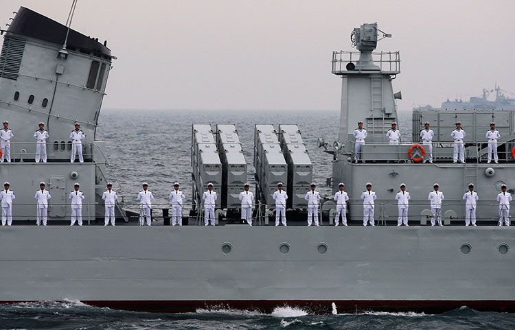 Chinese Navy Carries Out Combat Drills In Sea Of Japan