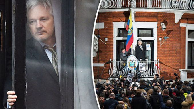 An intruder climbed the wall of the Ecuadorian embassy in London where Julian Assange has asylum, sparking fears the WikiLeaks founder was the subject of a failed assassination plot.