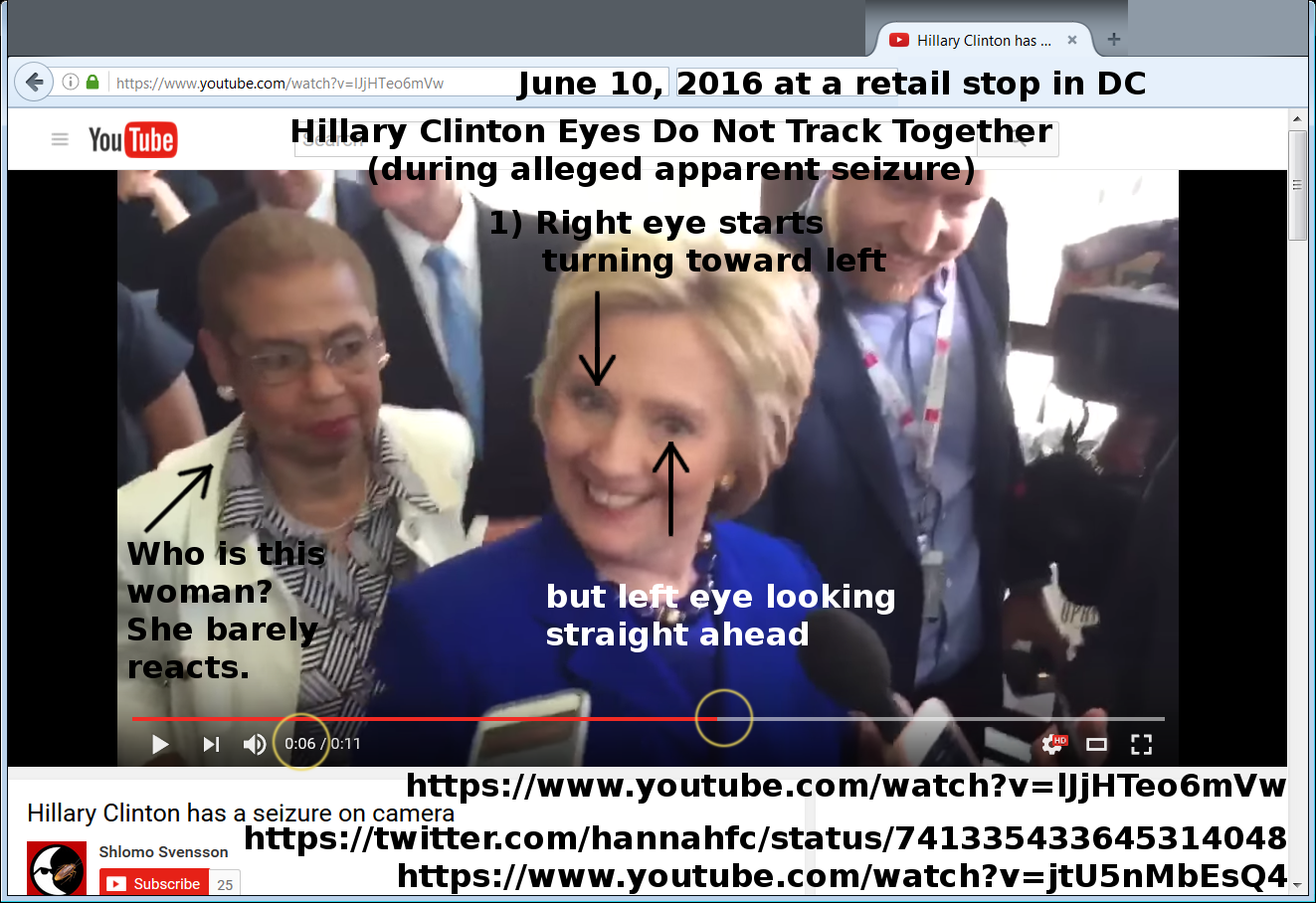 Hillary Clinton seizures proof