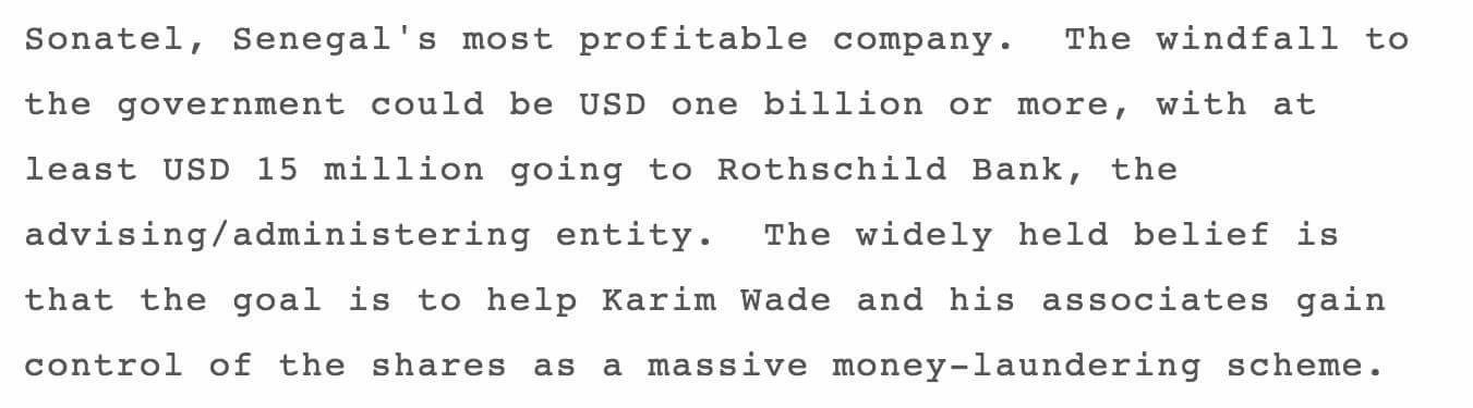 Rothschild bank corrupt