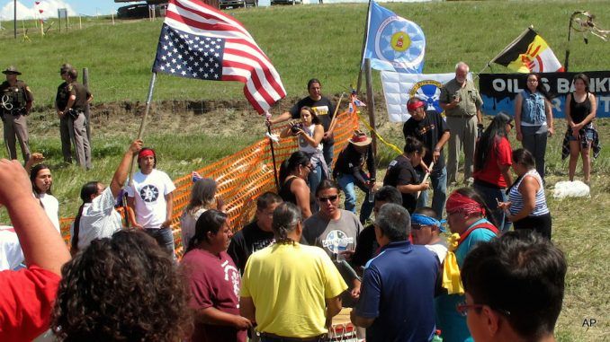 US government cut off water supply to native Americans